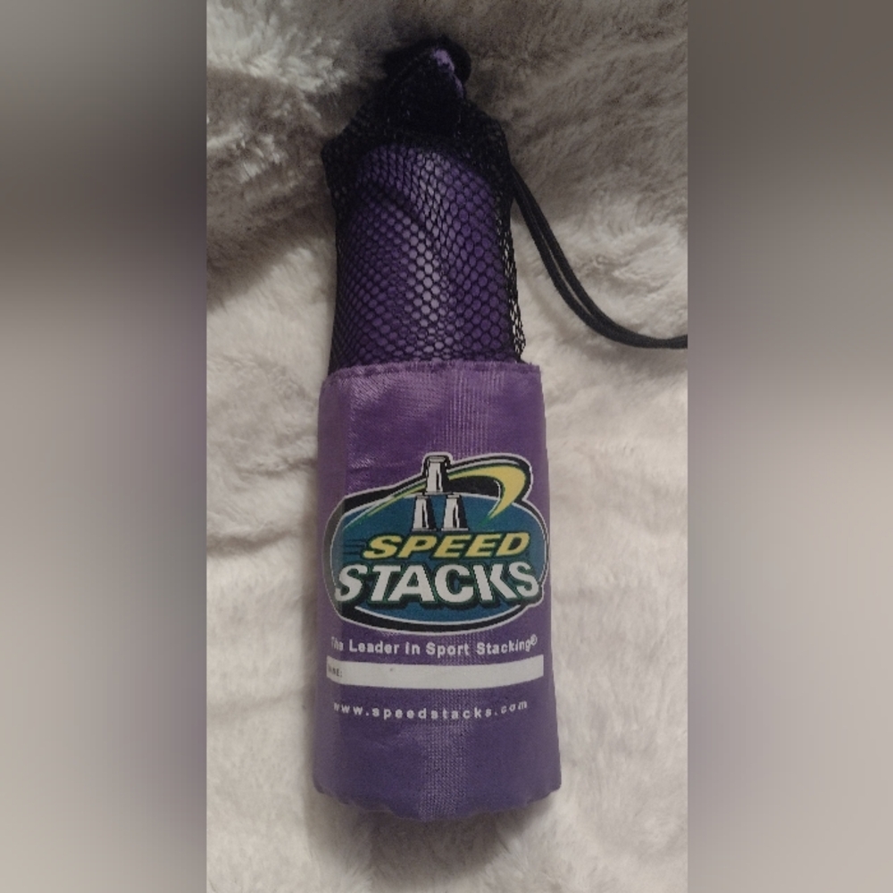 Light Purple Speed Stacks Competition Stacking Cups WSSA Carry Bag Set of 12